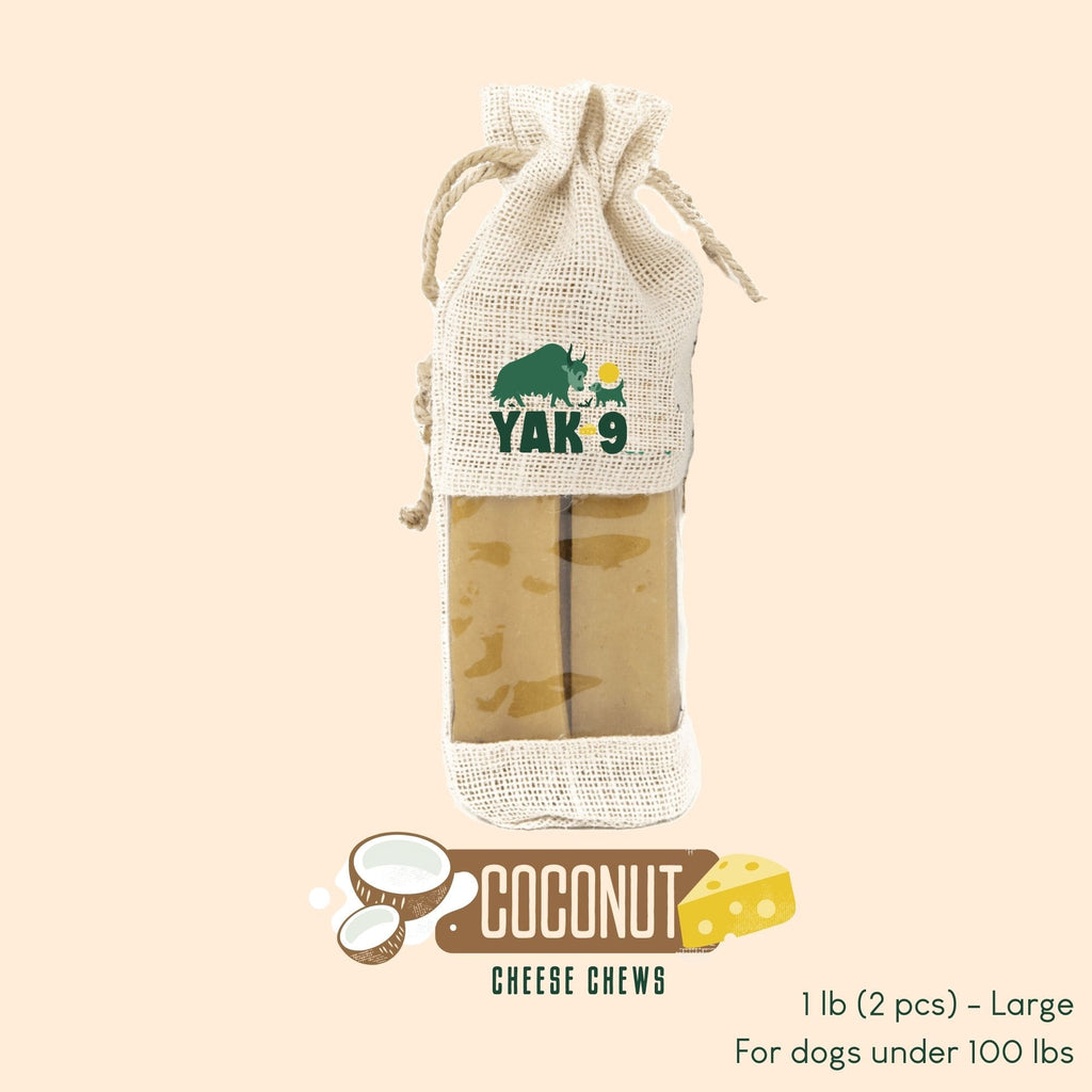 Yak9 Coconut Yak Milk Chews for Dogs - Yak9 Chews