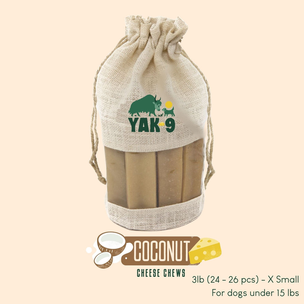 Yak9 Coconut Yak Milk Chews for Dogs - Yak9 Chews