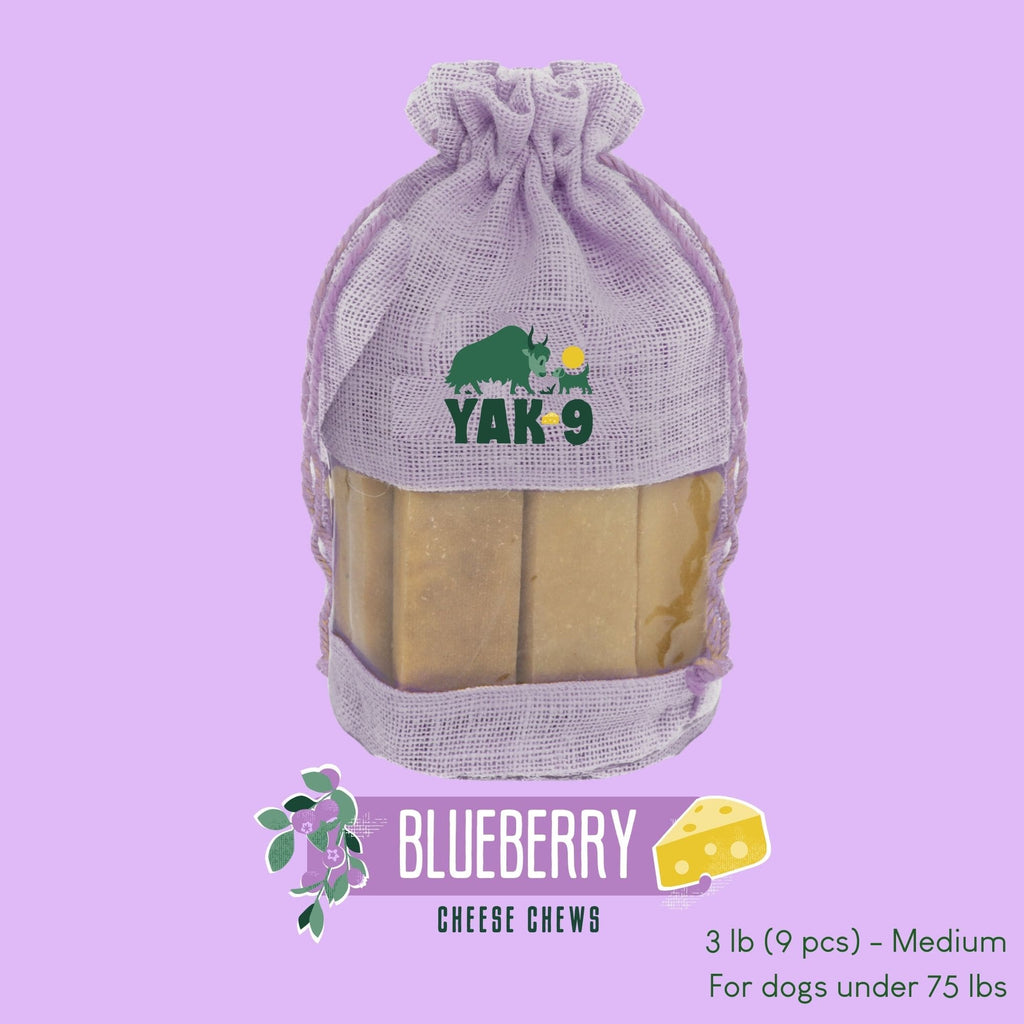 Yak9 Blueberry Yak Chews for Dogs - Yak9 Chews