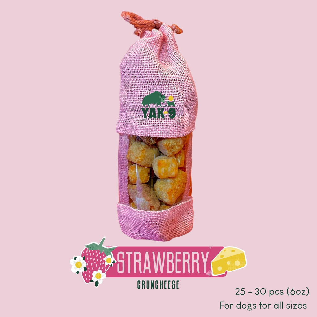 Yak9 Strawberry CrunCheese for Dogs - Yak9 Chews